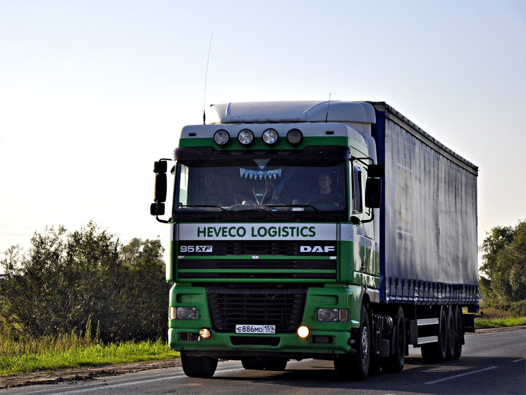 Пермский край, № Е 886 МО 159 — DAF 95XF FT