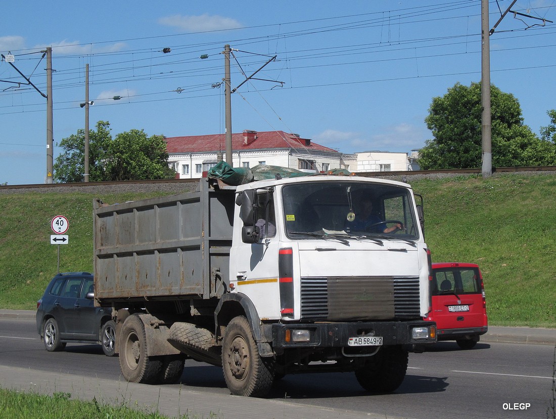 Витебская область, № АВ 5849-2 — МАЗ-5551 (общая модель)