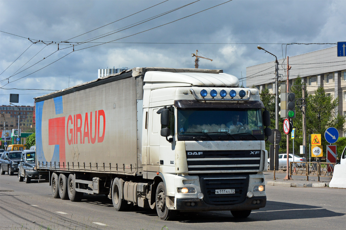 Ивановская область, № А 111 АХ 37 — DAF XF105 FT; Ивановская область, № РА 9994 37 — Schmitz Cargobull S.CS (общая модель)