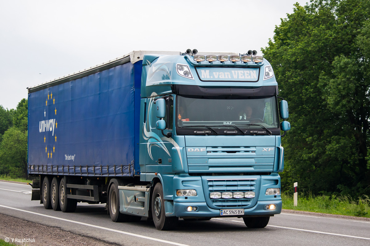 Волынская область, № АС 5965 ВХ — DAF XF105 FT