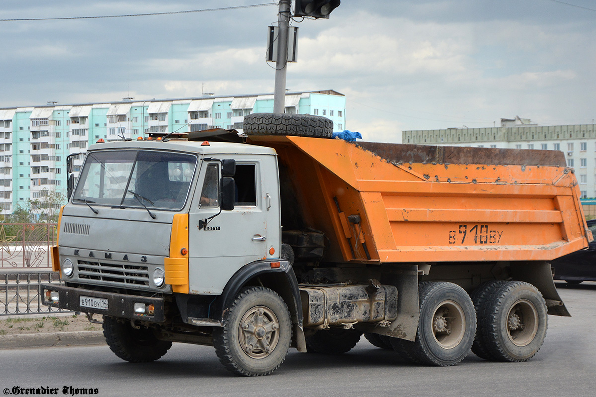 Саха (Якутия), № В 910 ВУ 14 — КамАЗ-55111 [551110]