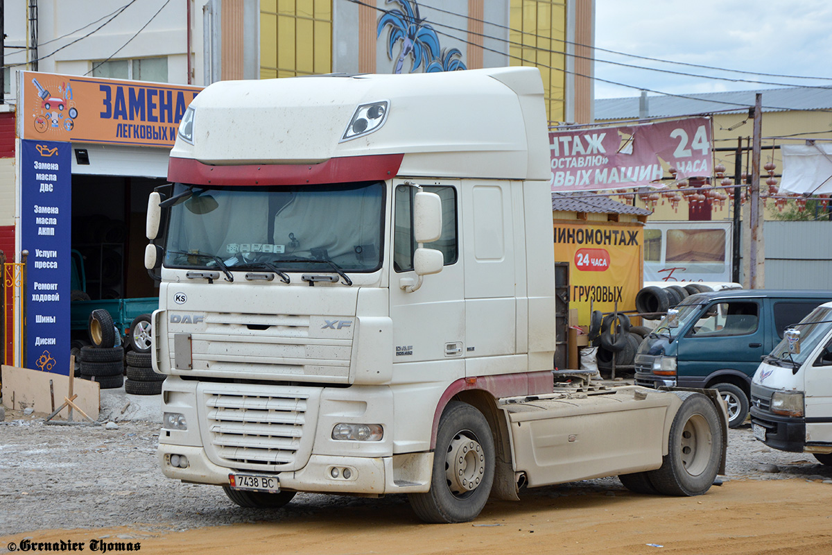 Киргизия, № 7438 BC — DAF XF105 FT