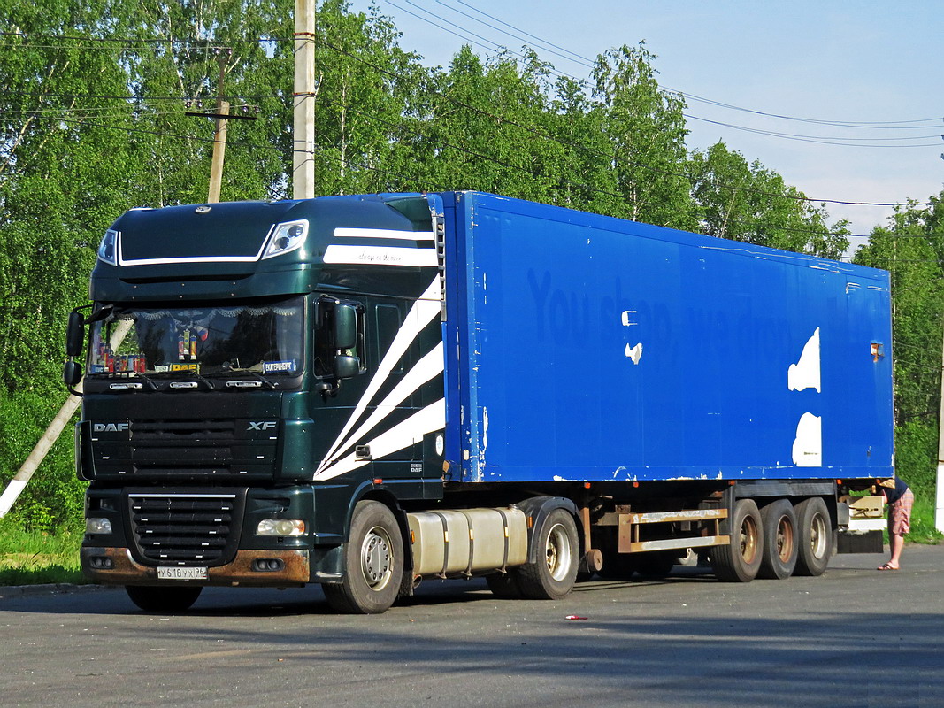 Свердловская область, № У 618 УХ 96 — DAF XF95 FT