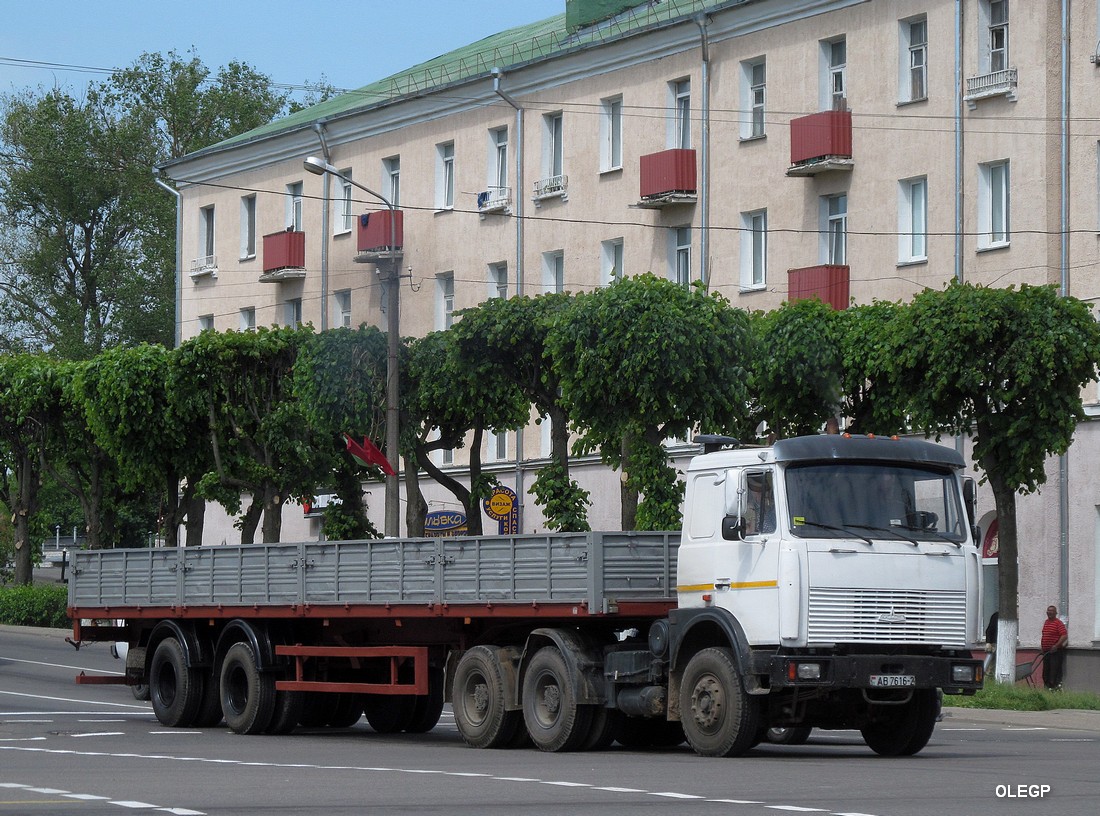 Витебская область, № АВ 7616-2 — МАЗ-6422 (общая модель)