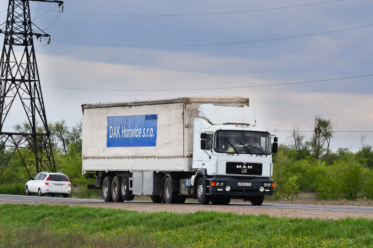 Волгоградская область, № В 983 ВР 134 — MAN F2000 19.xxx (общая)