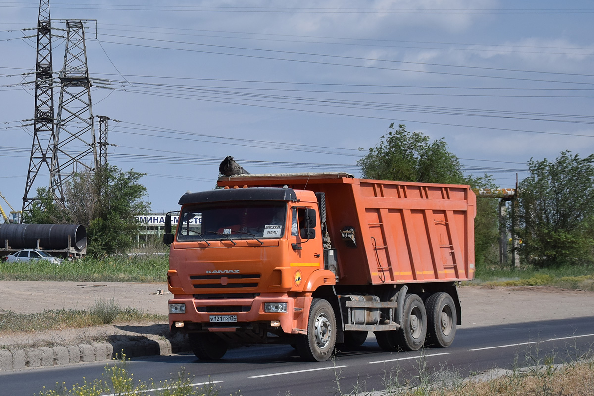 Волгоградская область, № А 121 ТР 134 — КамАЗ-6520-63