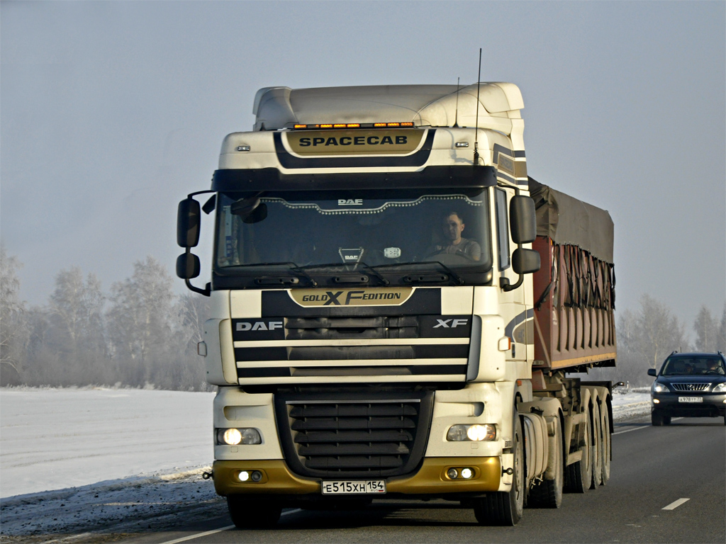 Новосибирская область, № Е 515 ХН 154 — DAF XF105 FT