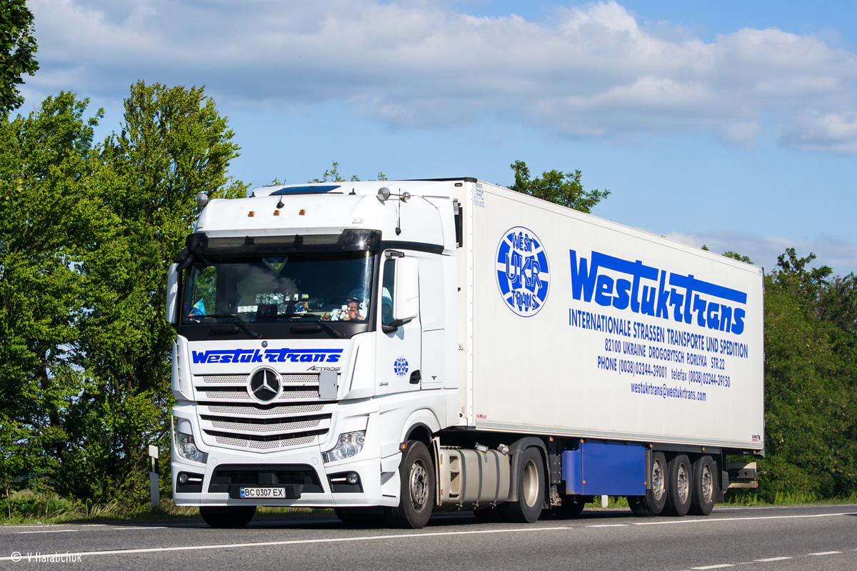 Львовская область, № ВС 0307 ЕХ — Mercedes-Benz Actros ('2011) 1848