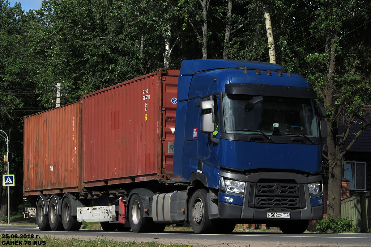 Москва, № Н 582 СК 777 — Renault T-Series ('2013)