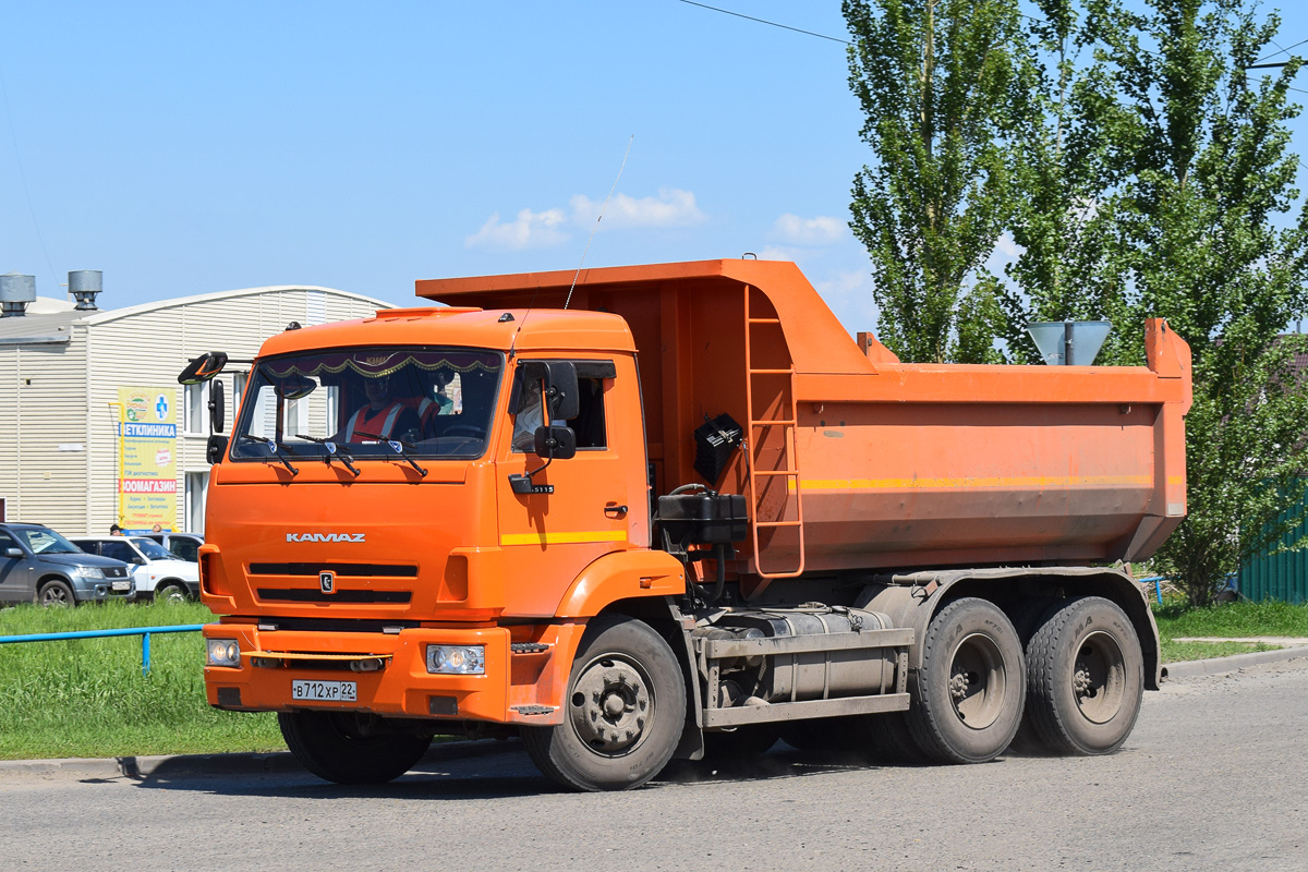 Алтайский край, № В 712 ХР 22 — КамАЗ-65115-A4