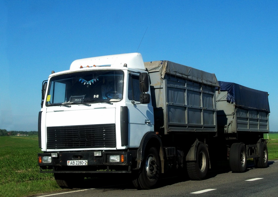 Витебская область, № АВ 2280-2 — МАЗ-5551 (общая модель)