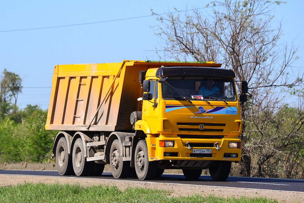 Волгоградская область, № В 112 ВК 134 — КамАЗ-65201-73