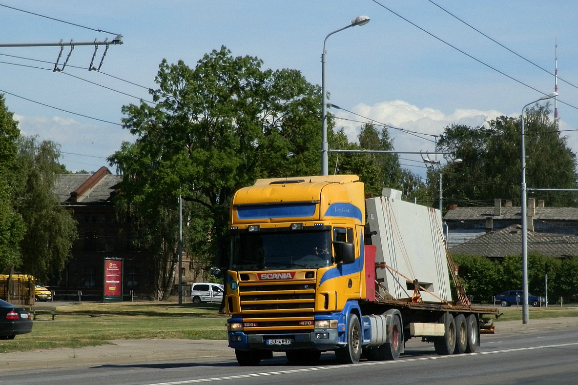 Латвия, № JJ-4897 — Scania ('1996) R124L