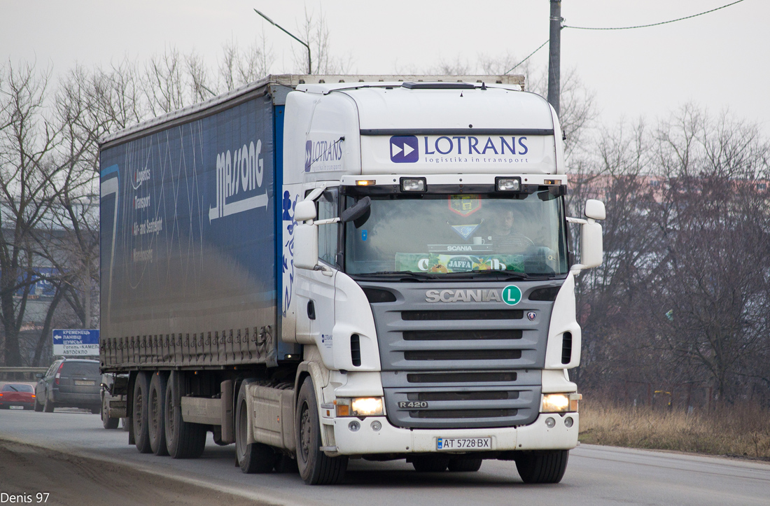 Ивано-Франковская область, № АТ 5728 ВХ — Scania ('2004) R420