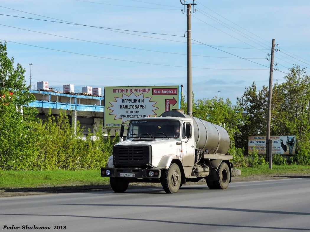 Курганская область, № Т 826 КС 45 — ЗИЛ-433362