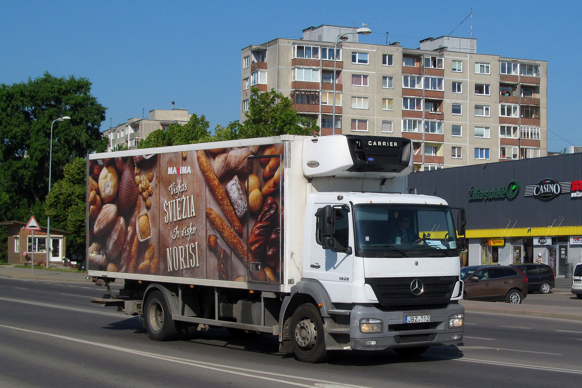 Литва, № JBZ 712 — Mercedes-Benz Axor 1828