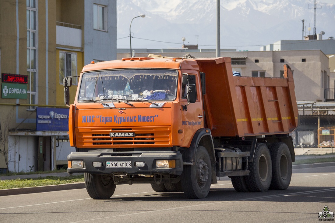 Жамбылская область, № 940 AF 08 — КамАЗ-65115-62