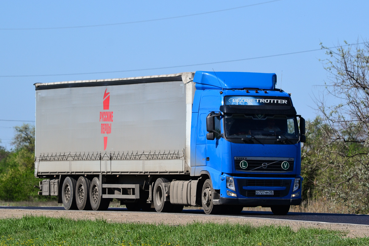 Пензенская область, № О 727 ММ 58 — Volvo ('2008) FH.480