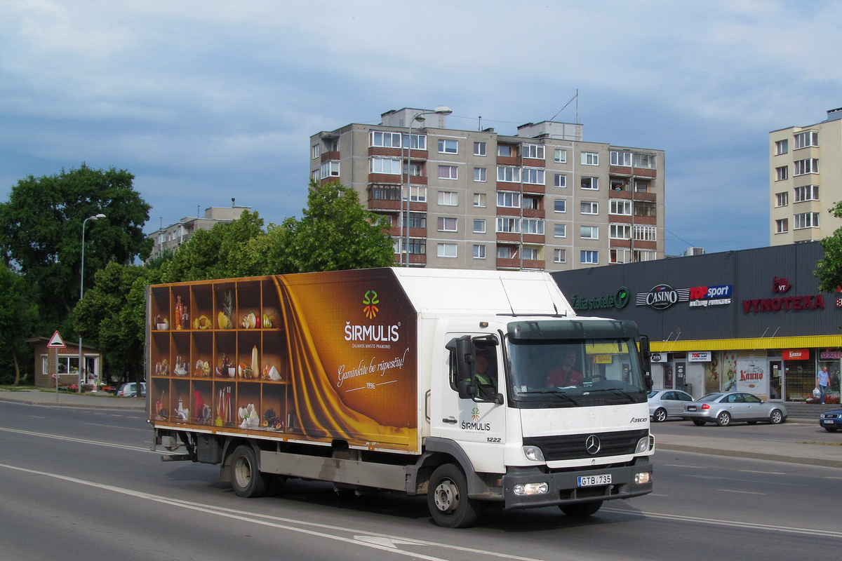 Литва, № GTB 735 — Mercedes-Benz Atego 1222