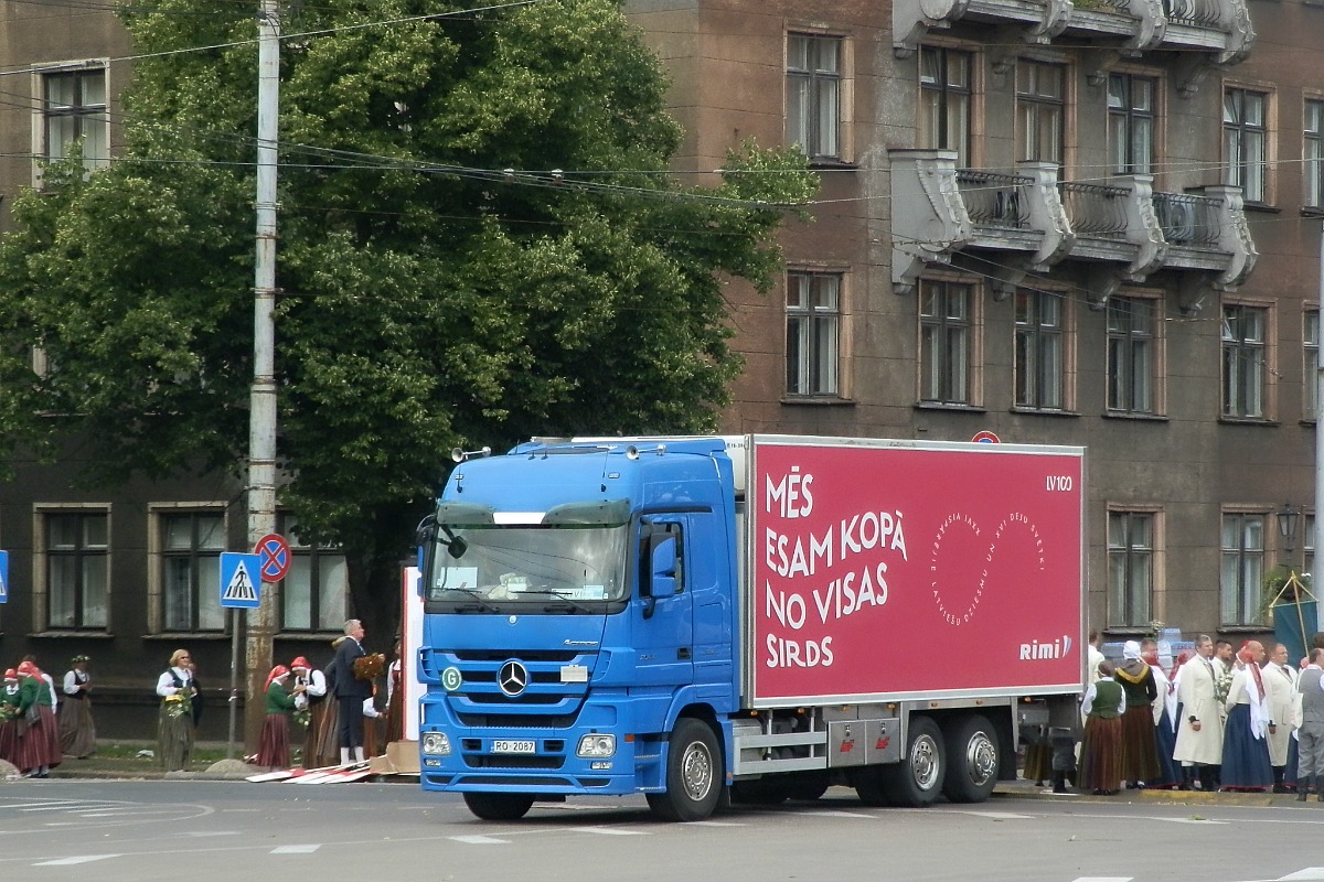 Латвия, № RO-2087 — Mercedes-Benz Actros ('2003) 2644