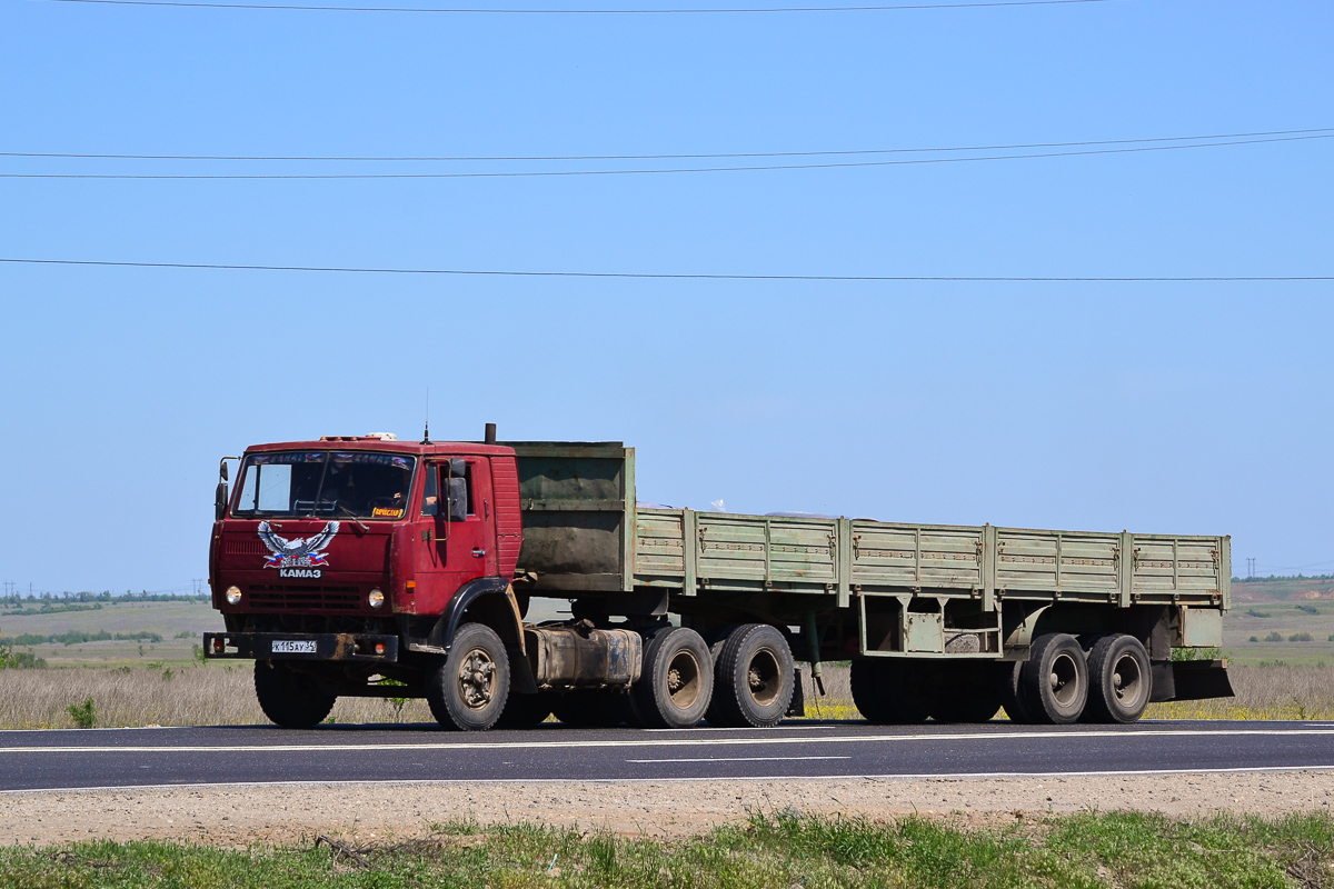 Волгоградская область, № К 115 АУ 34 — КамАЗ-54112