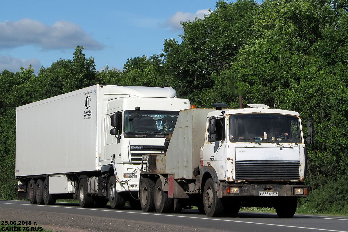 Москва, № М 655 АО 777 — МАЗ-6303 (общая модель)