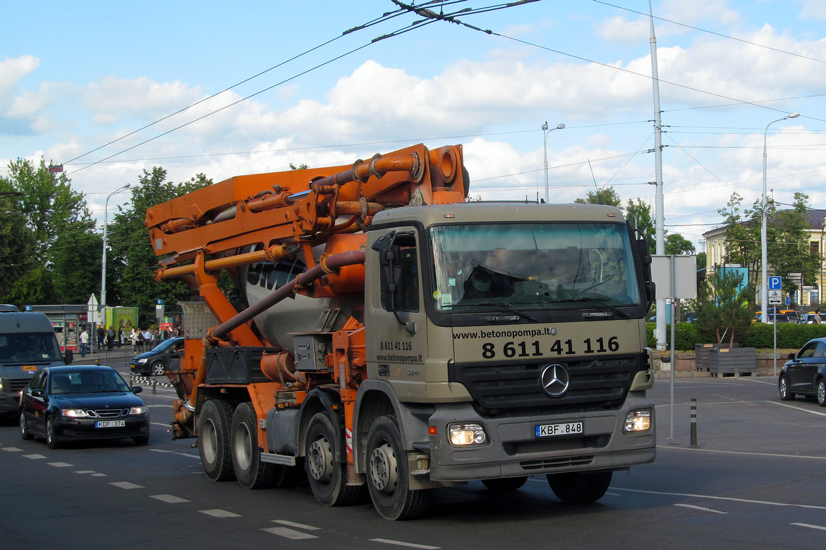 Литва, № KBF 848 — Mercedes-Benz Actros ('2003) 3241