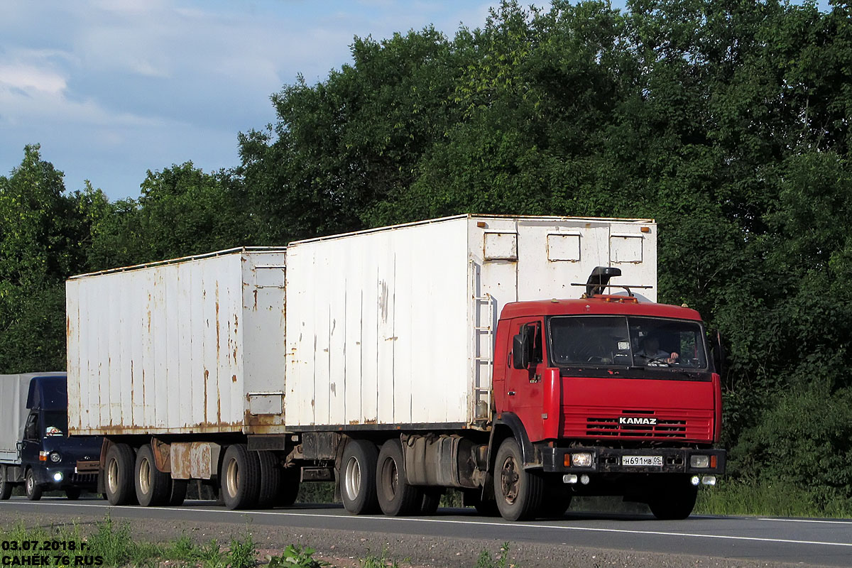 Дагестан, № Н 691 МВ 05 — КамАЗ-53229 (общая модель)