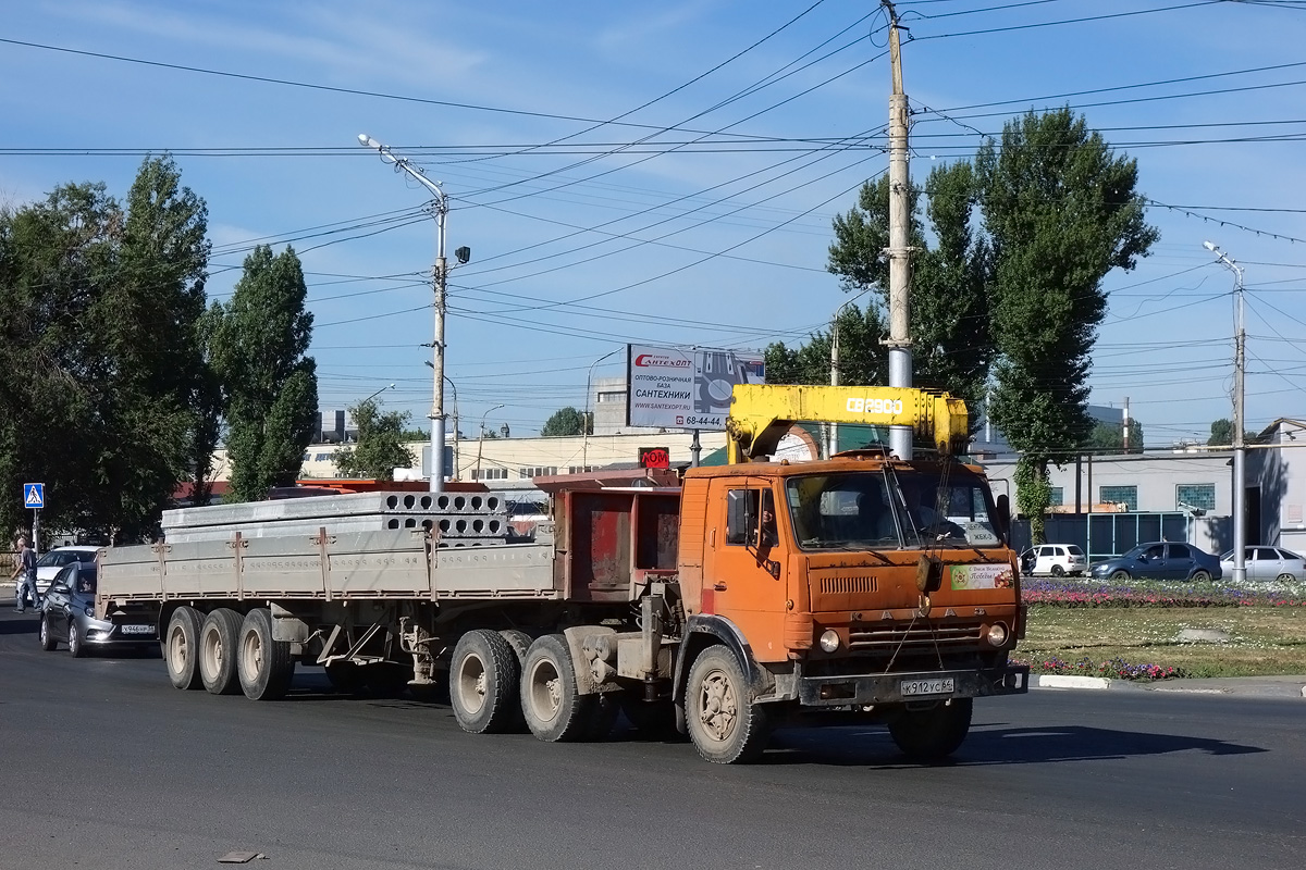 Саратовская область, № К 912 УС 64 — КамАЗ-54112