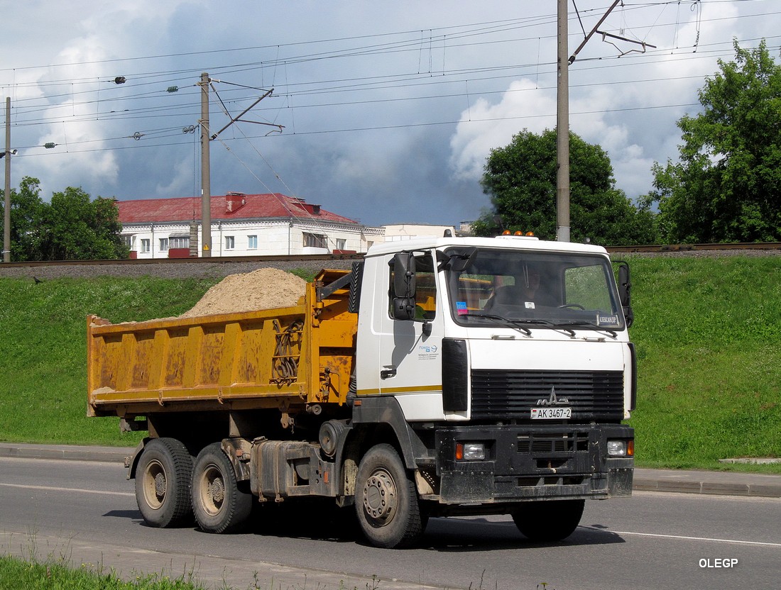 Витебская область, № АК 3467-2 — МАЗ-6501 (общая модель)