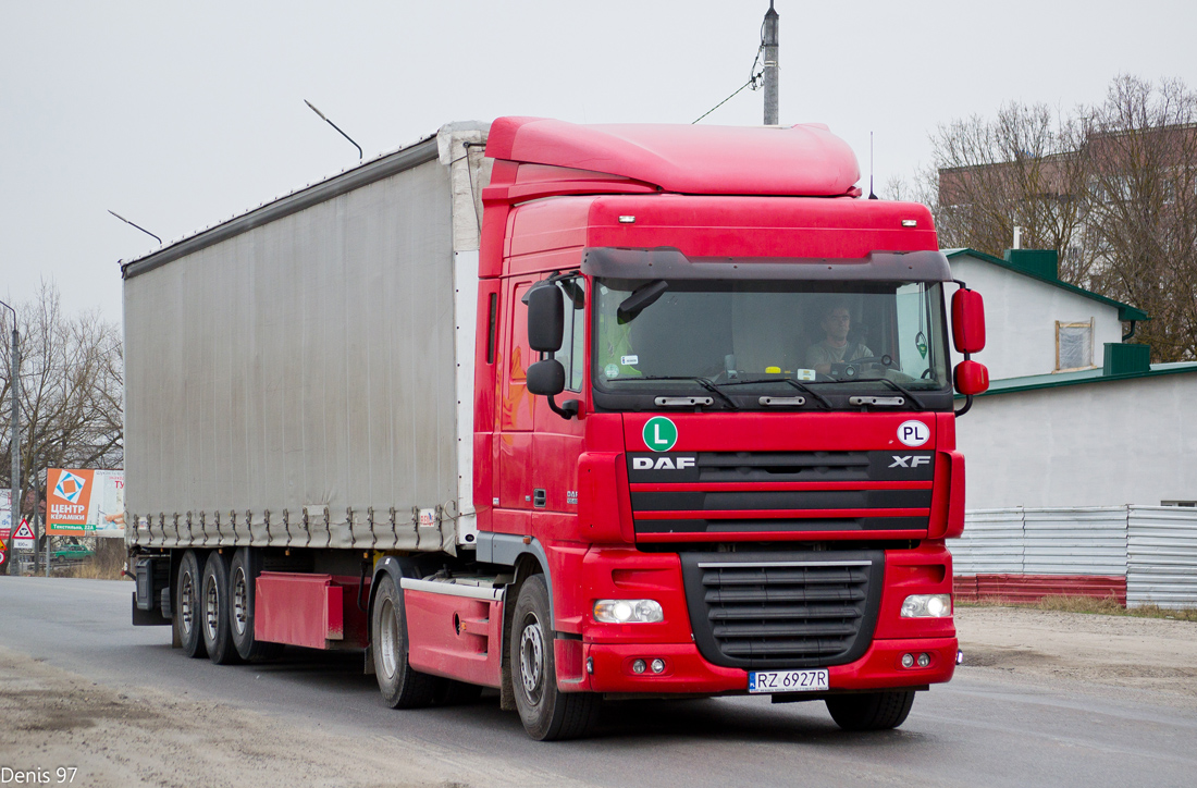 Польша, № RZ 6927R — DAF XF105 FT