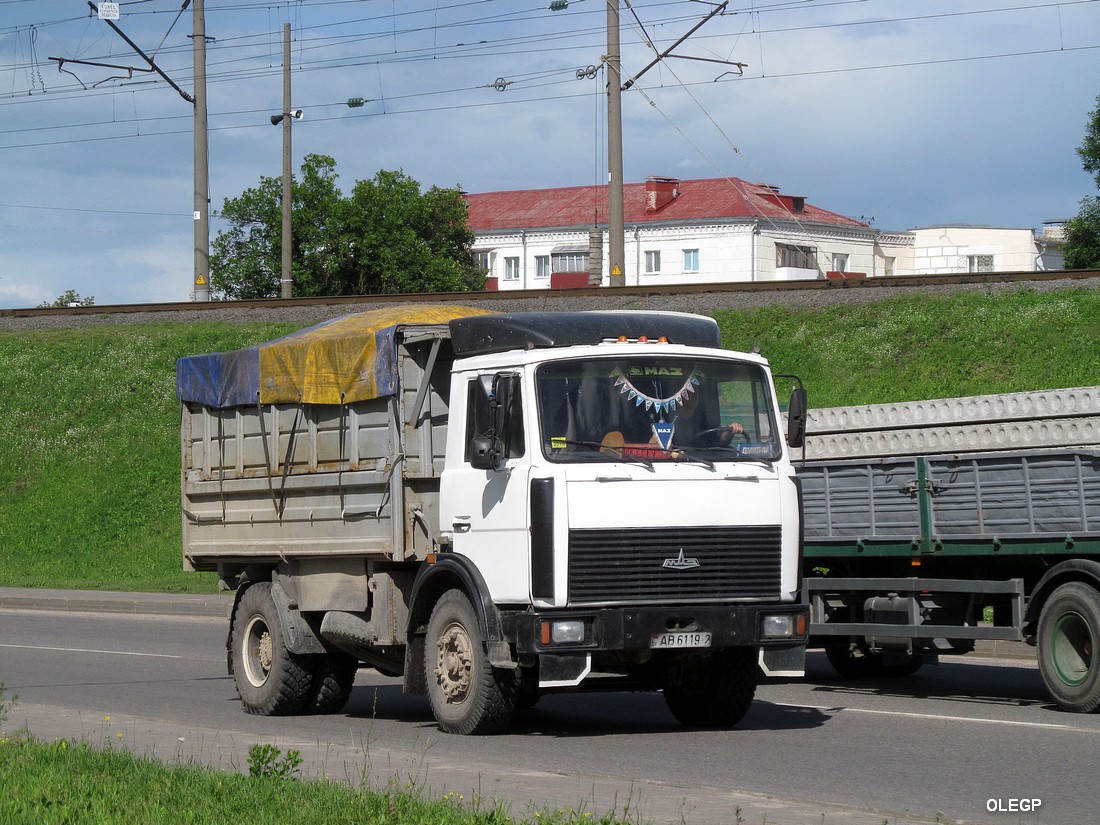 Витебская область, № АВ 6119-2 — МАЗ-5551 (общая модель)