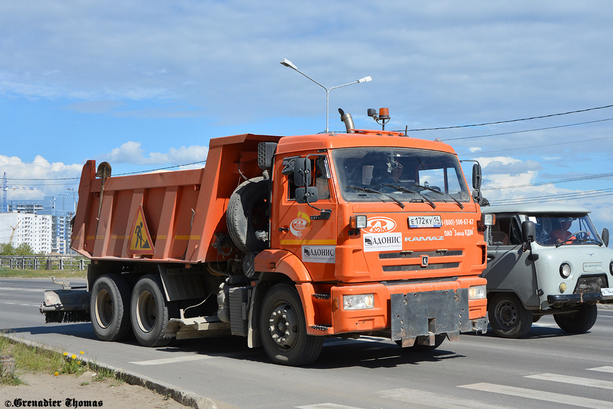 Саха (Якутия), № Е 172 КУ 14 — КамАЗ-65115 (общая модель)