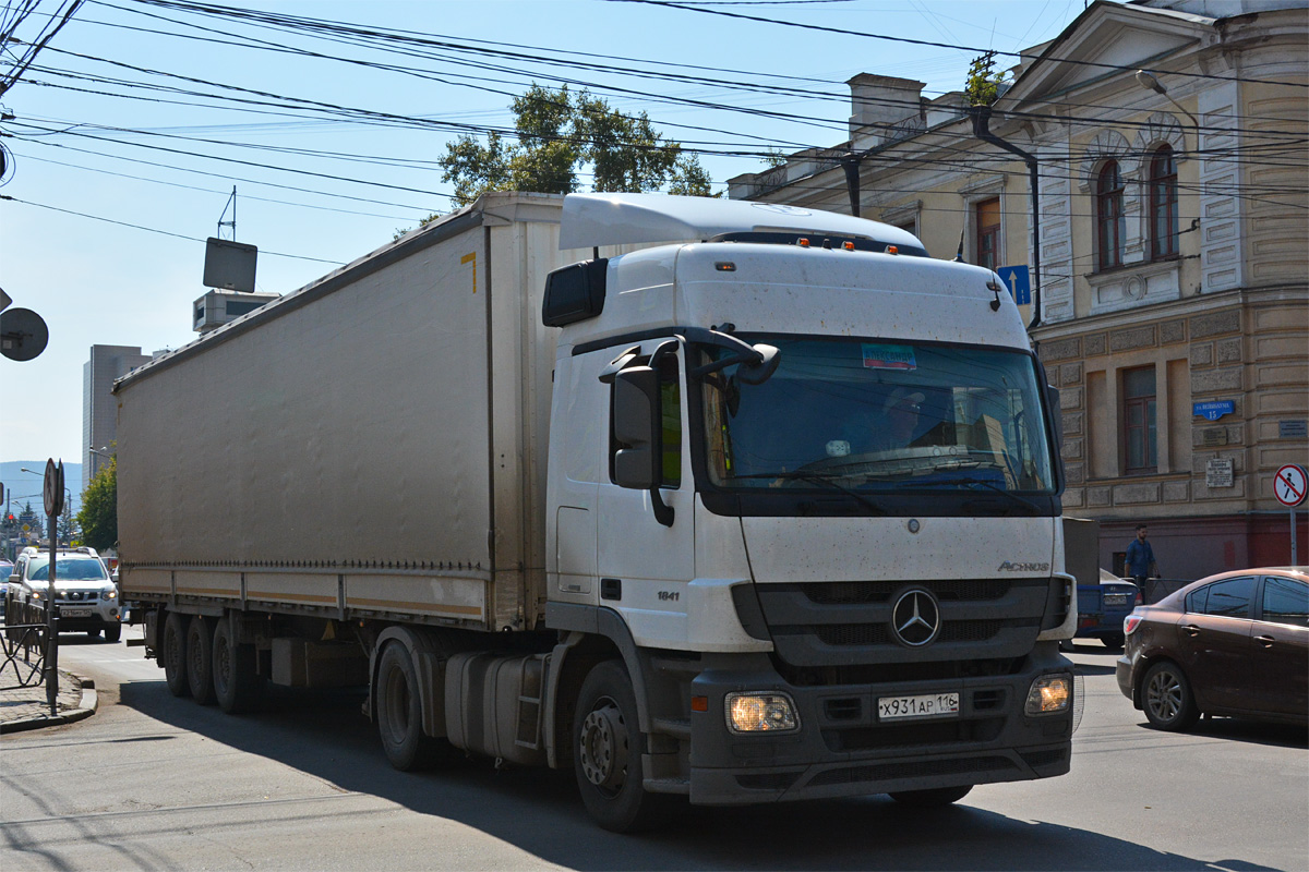 Татарстан, № Х 931 АР 116 — Mercedes-Benz Actros '09 1841 [Z9M]