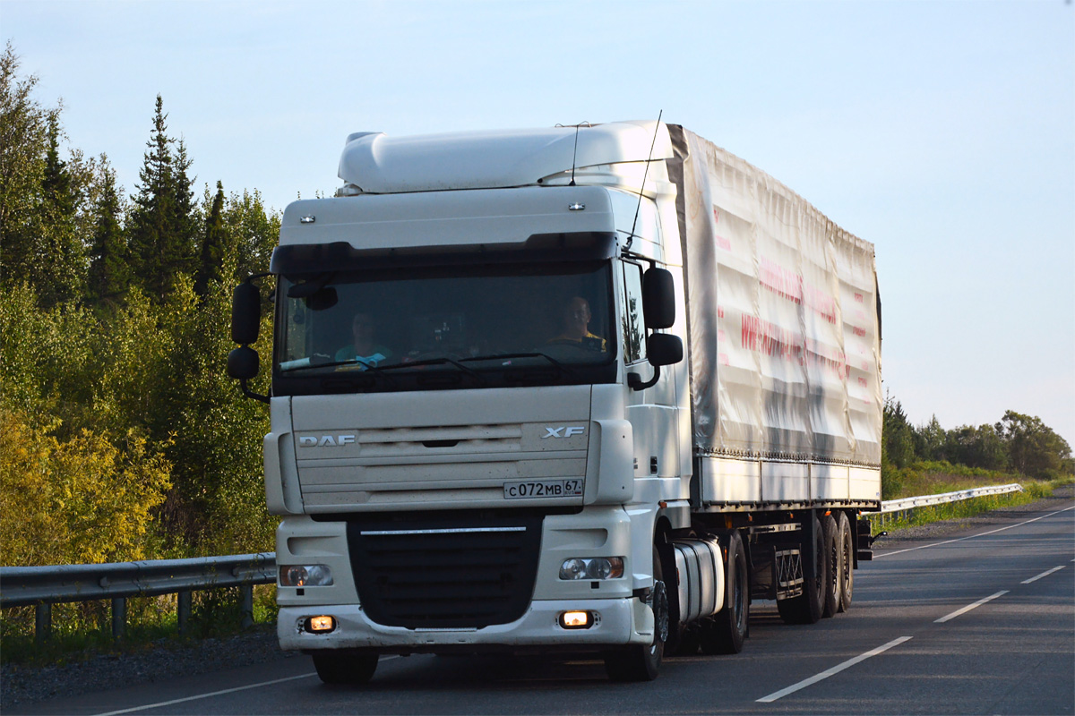 Смоленская область, № С 072 МВ 67 — DAF XF105 FT