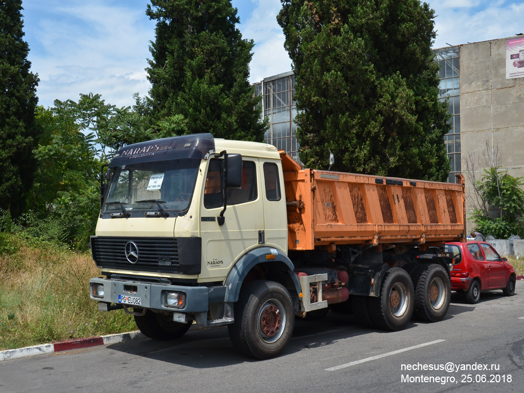 Черногория, № PG EU082 — Mercedes-Benz SK (общ. мод.)