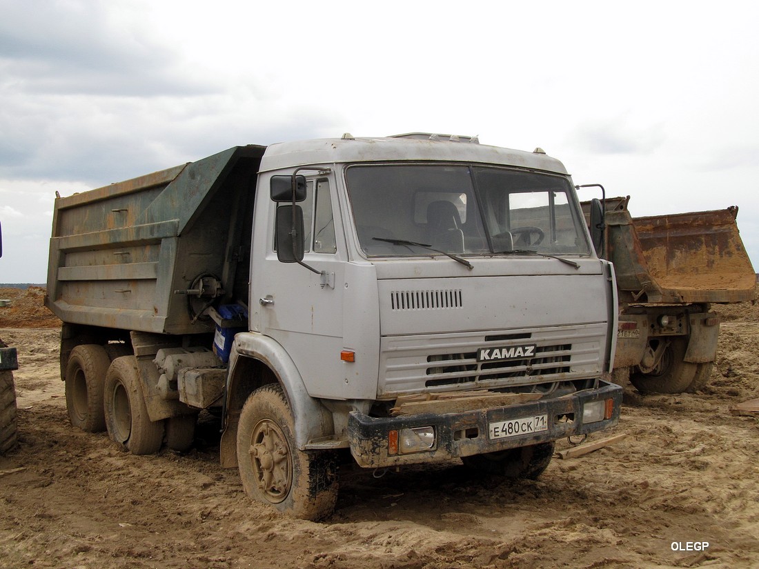 Калужская область, № Е 480 СК 71 — КамАЗ-55111 [551110]