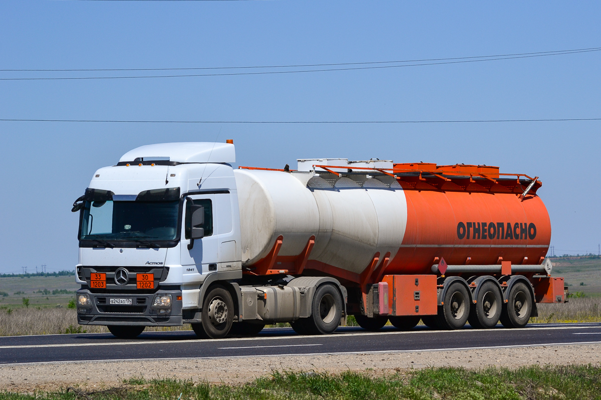 Волгоградская область, № В 242 АО 134 — Mercedes-Benz Actros ('2009) 1841