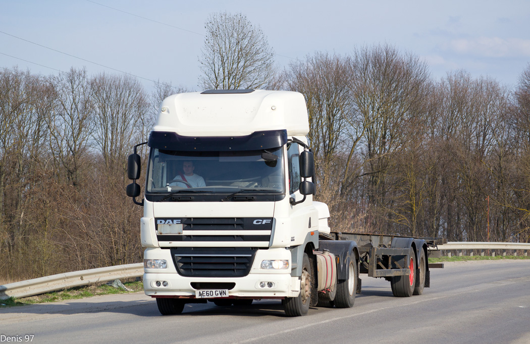 Великобритания, № AE60 GVN — DAF CF85 FTP