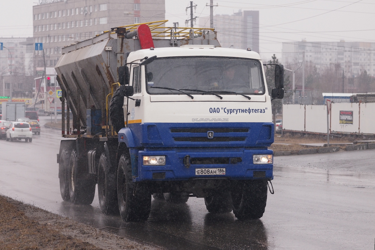 Ханты-Мансийский автоном.округ, № Е 808 АН 186 — КамАЗ-63501-40