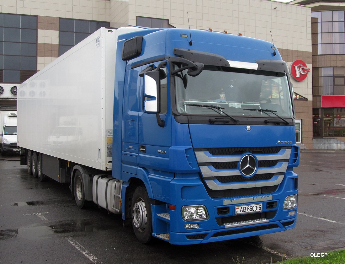 Могилёвская область, № АВ 6600-6 — Mercedes-Benz Actros ('2009) 1846