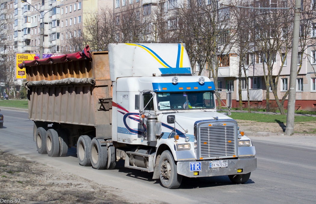 Хмельницкая область, № ВХ 9670 СВ — Freightliner FLD 120 Classic