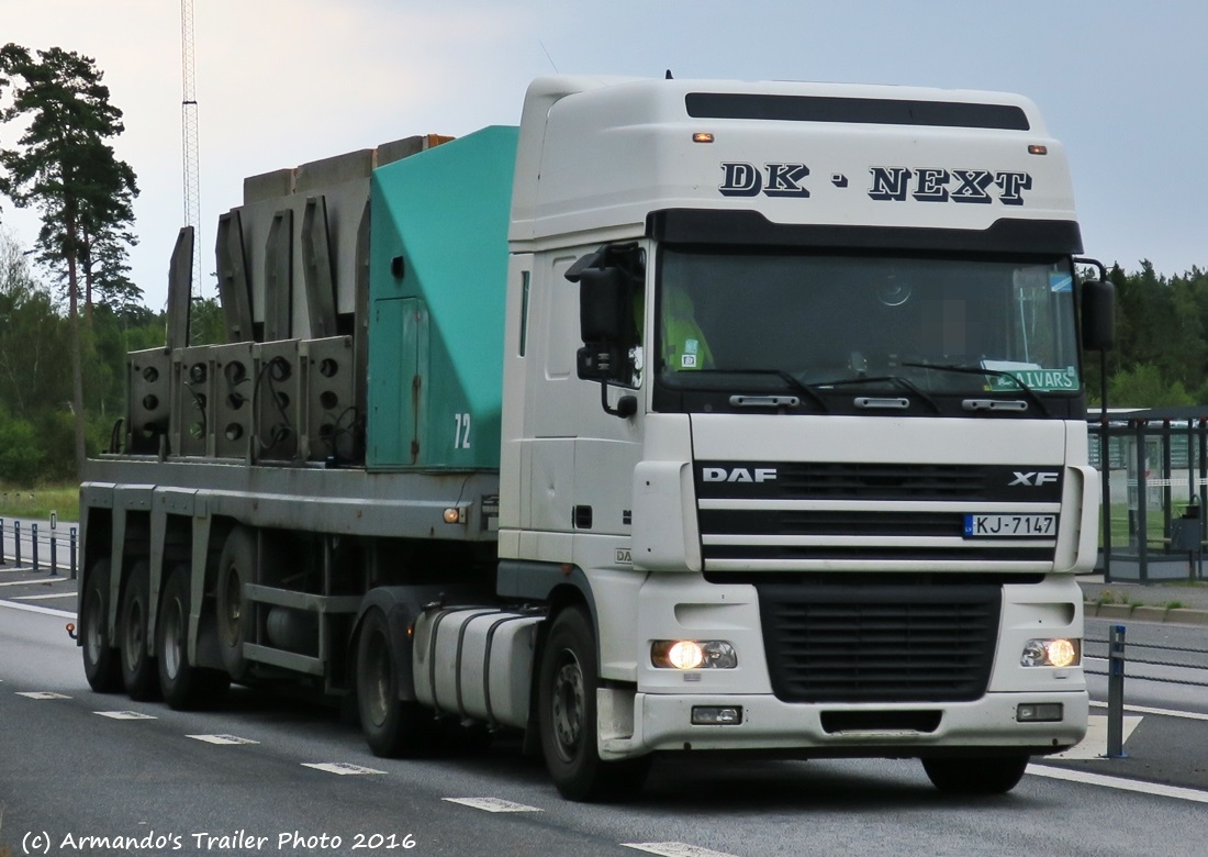 Латвия, № KJ-7147 — DAF XF95 FT