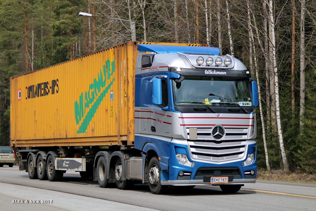 Финляндия, № EMZ-787 — Mercedes-Benz Actros ('2011)