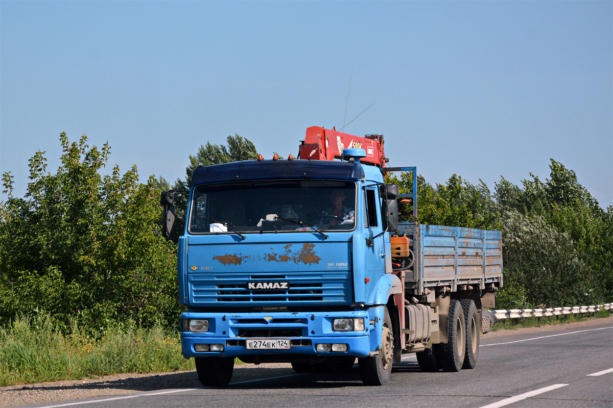 Красноярский край, № Е 274 ЕК 124 — КамАЗ-65117 [651170]