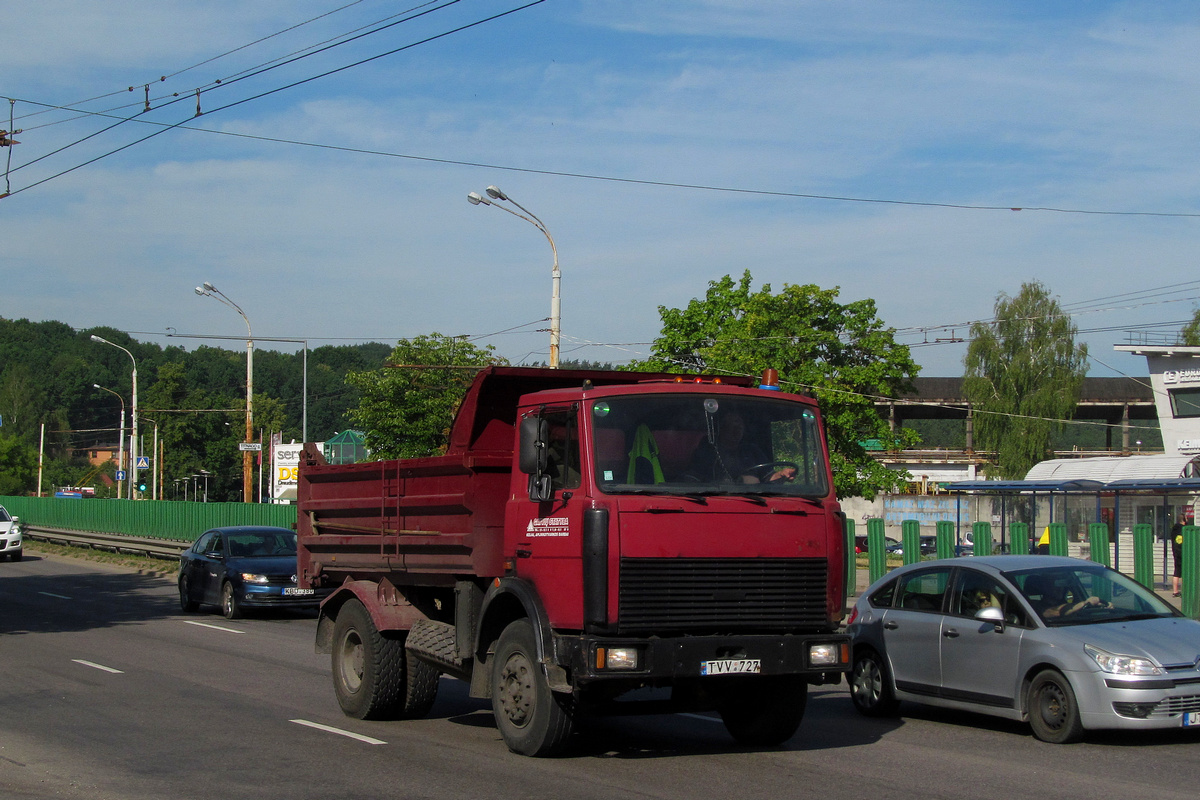 Литва, № TVV 727 — МАЗ-555102