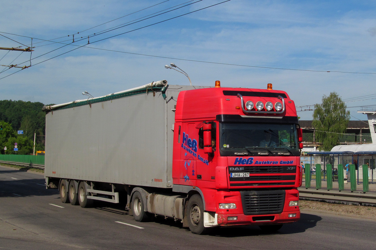 Литва, № JHA 267 — DAF XF95 FT