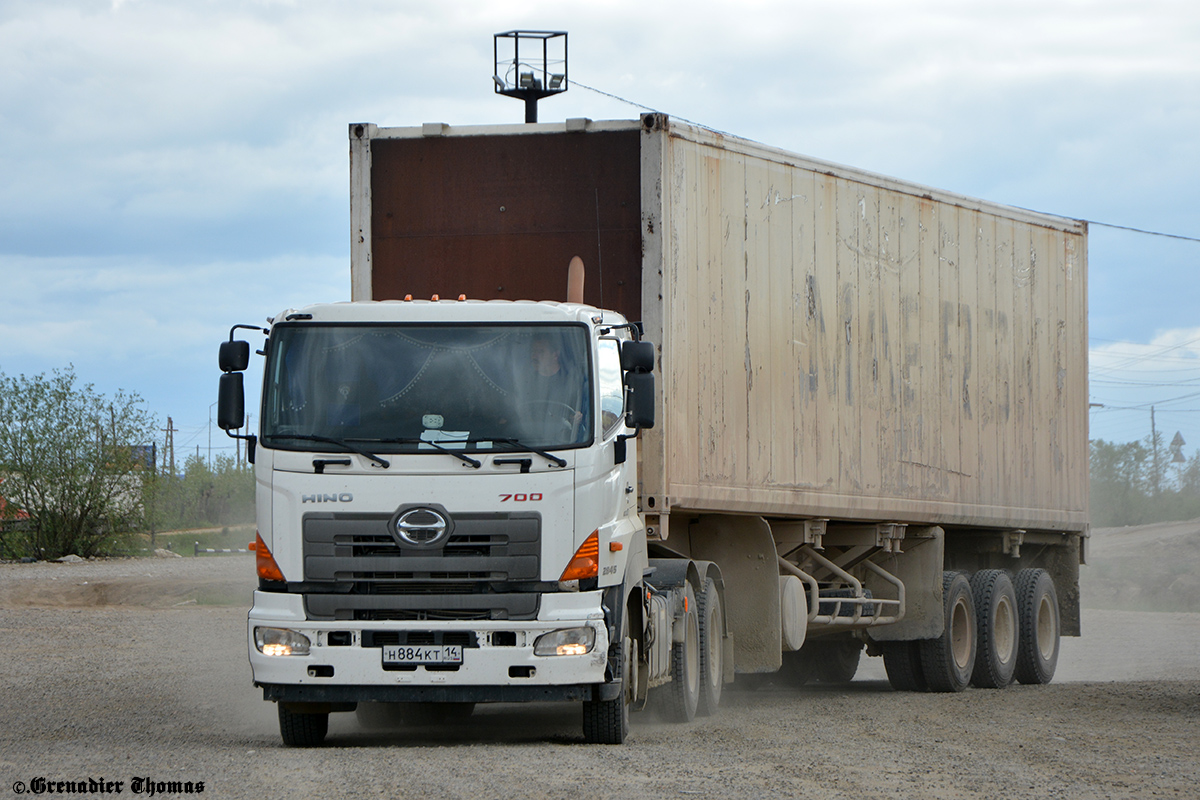 Саха (Якутия), № Н 884 КТ 14 — Hino 700