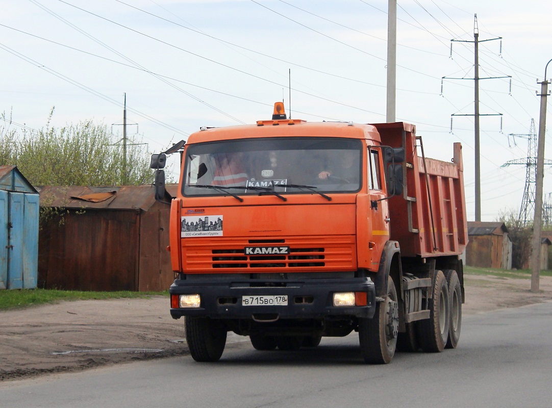 Псковская область, № В 715 ВО 178 — КамАЗ-65115-62