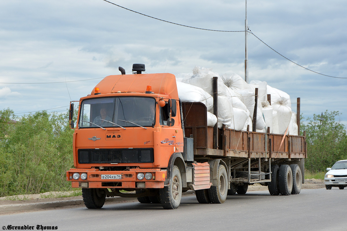 Саха (Якутия), № В 204 КВ 14 — МАЗ-53371